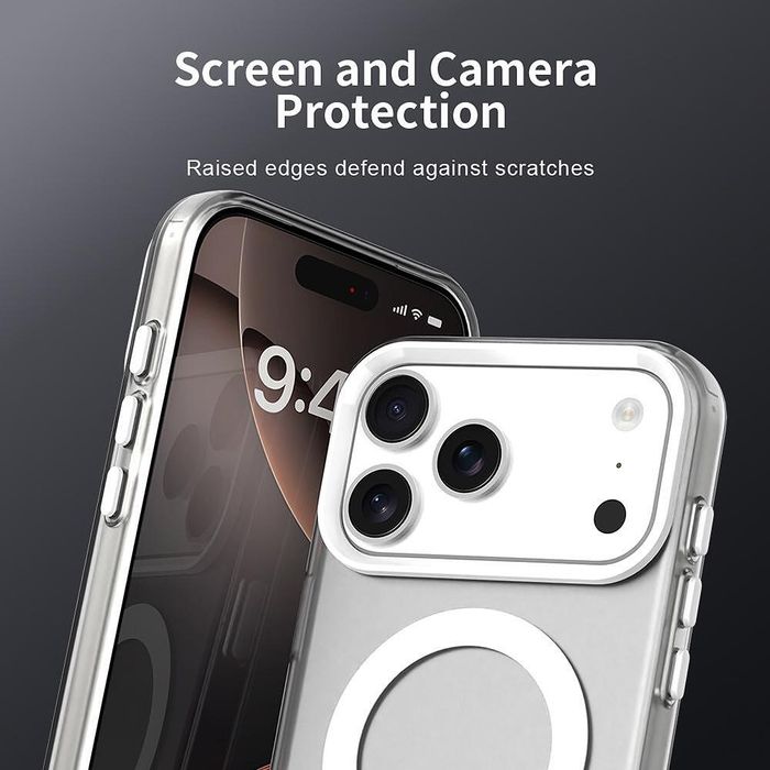 Кейс techsuit candycase magsafe за iphone 17 pro в бяло