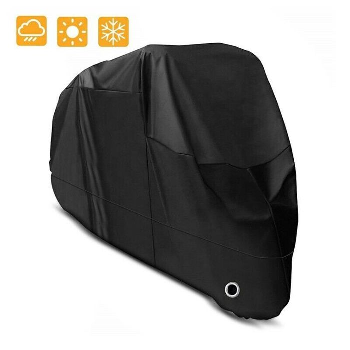 Husa-Prelata 2XL Outdoor, pentru motocicleta, Neagra