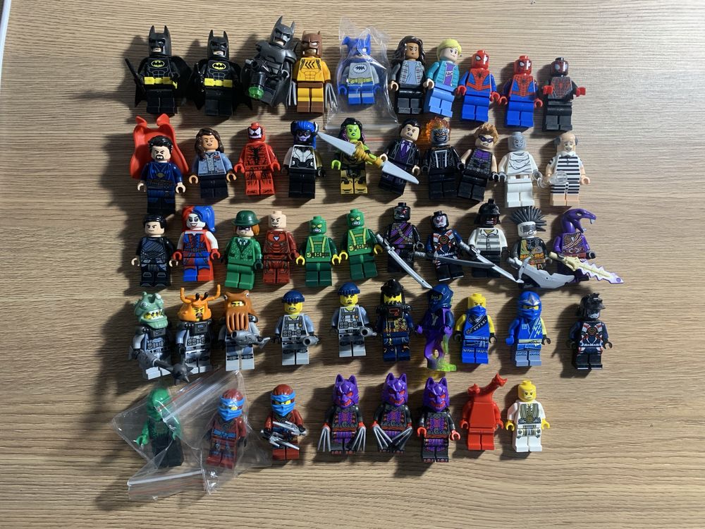 Lego фигурки из разных серий