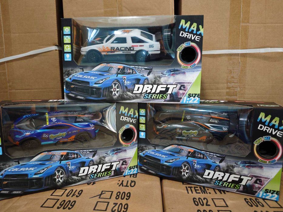 Дрифт кола с мащаб 1:22,LED светлини, батерия на колата и дистанционно