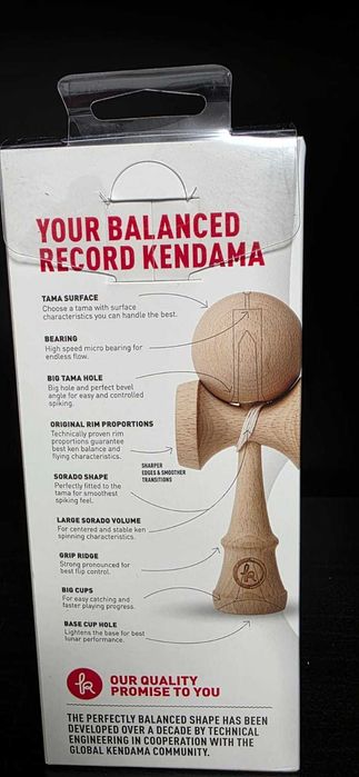 Kendama Europe Record Wondercurl MC – ediție Aqua, pachet complet