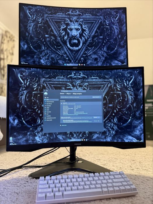 Monitoare gaming - 165hz - SAMSUNG 27” 2K si AOC 24” Full HD
