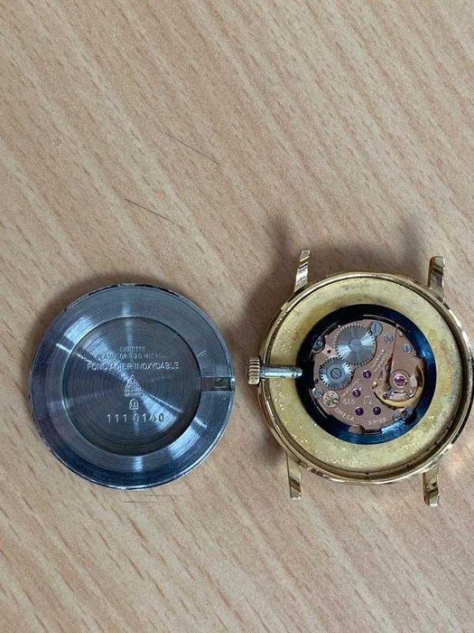 Ceas Omega De Ville mecanic plat aurit