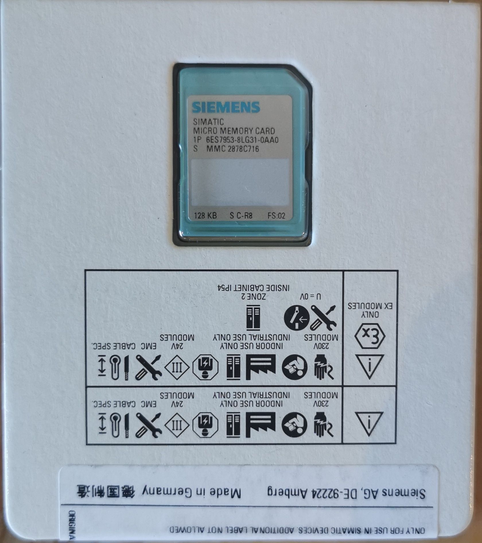 Memory card Siemens S7-300