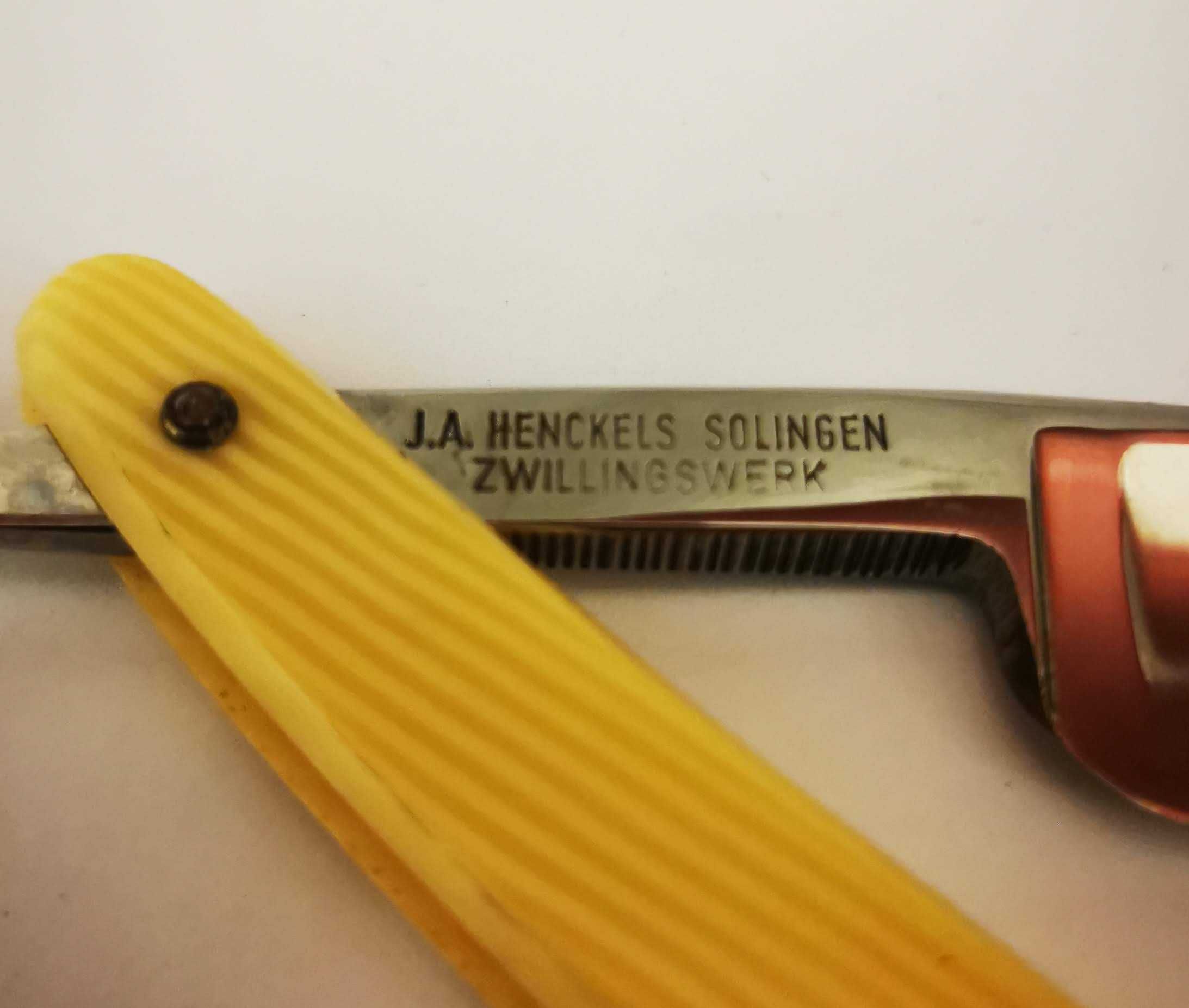 Brici german J.A. Henckels Friodur 72, 7/8, full hollow - shave ready