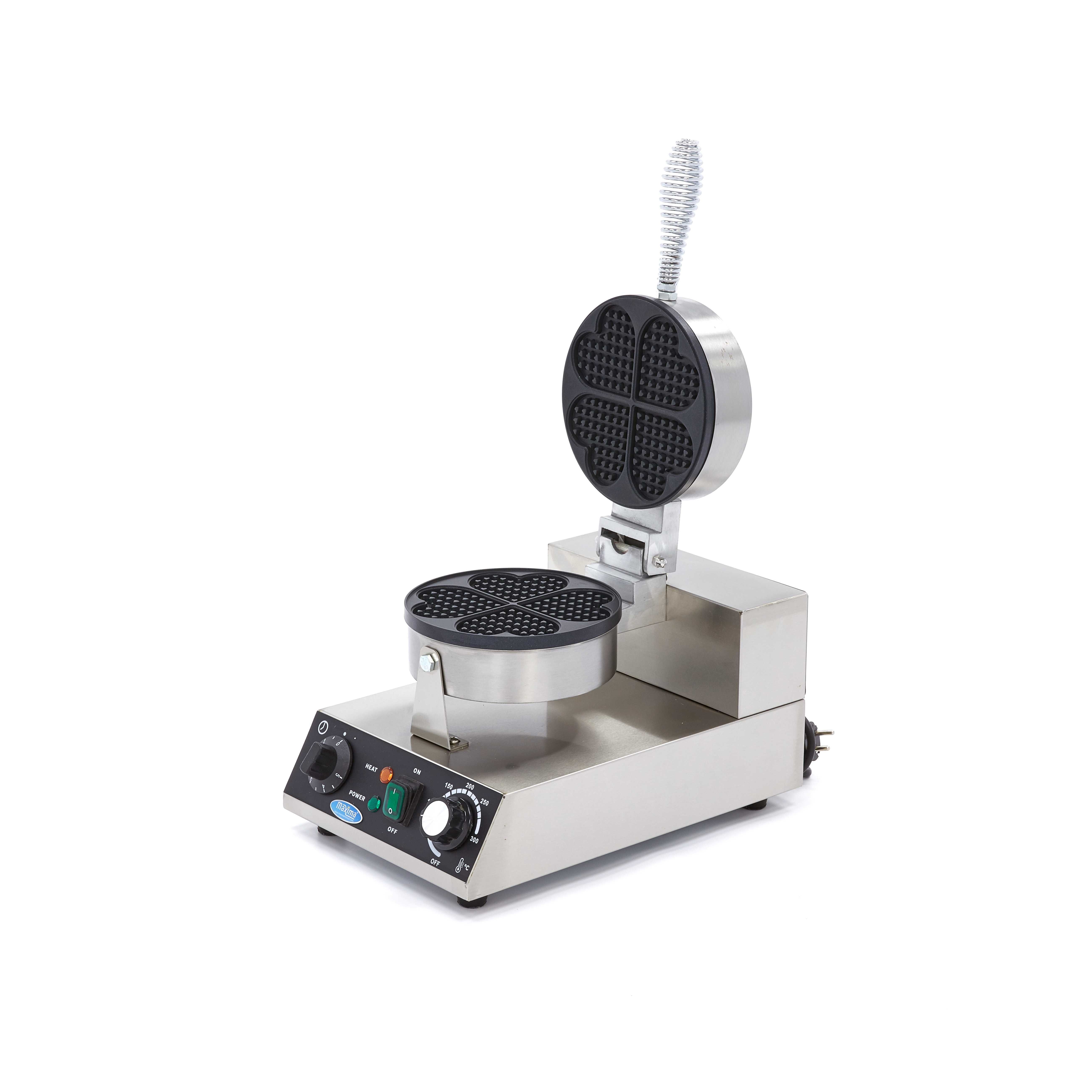 Aparat de făcut vafe in formă de inima, 4 vafe