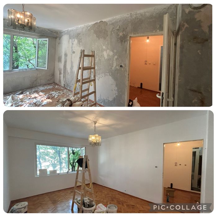 Предлагам,шпакловане,боядисване,мазилки,пускане на силикон