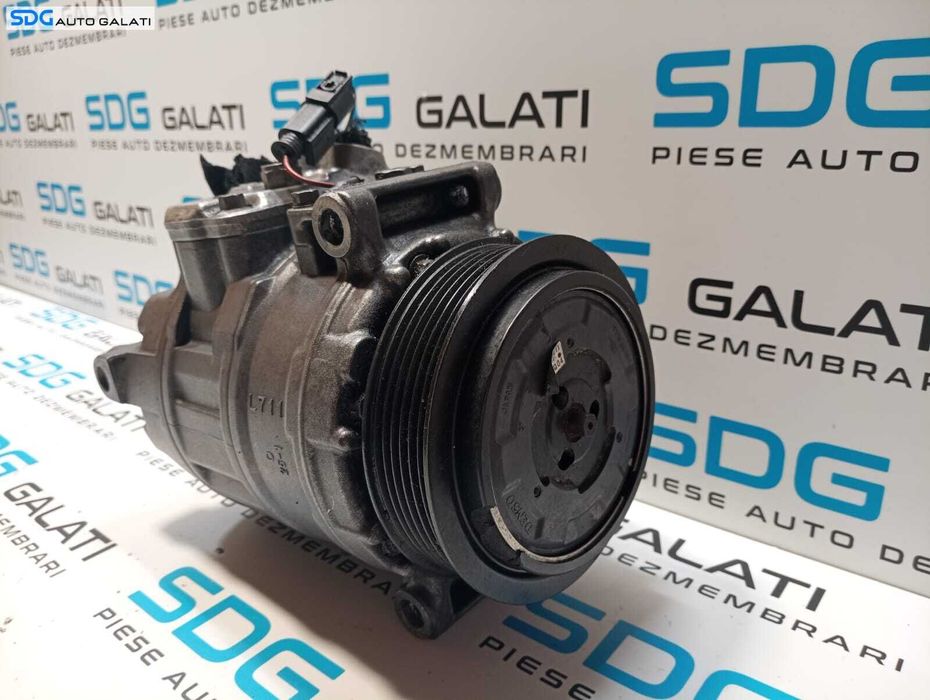Compresor AC Aer Conditionat Clima Mercedes Clasa E Class W211 E200 E220 2.2 CDI 2001 - 2009 Cod A0012301411 GE447220-9332 [2827]