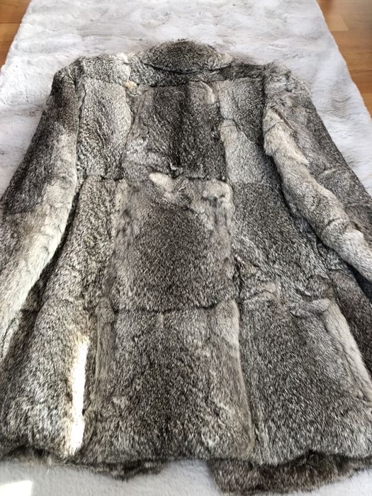 Haina din blana naturala de iepure S