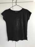 Tricou negru cu desen mandală Tricou de vară Reserved pentru damă
