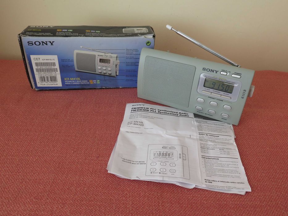 ново,Vintage, Sony ICF-M410L - радио