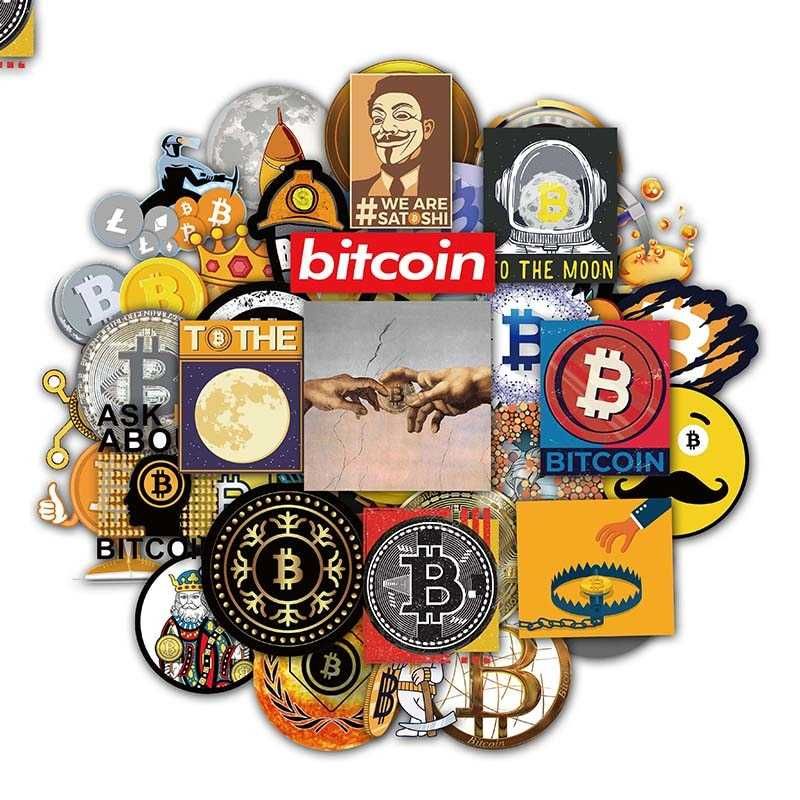 Bitcoin Stickers - стикери