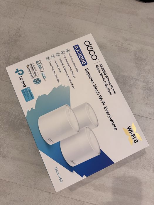 TP-Link AX3000 whole home mesh Wi-Fi 6 System, Deco X50 Pro (3-pack)