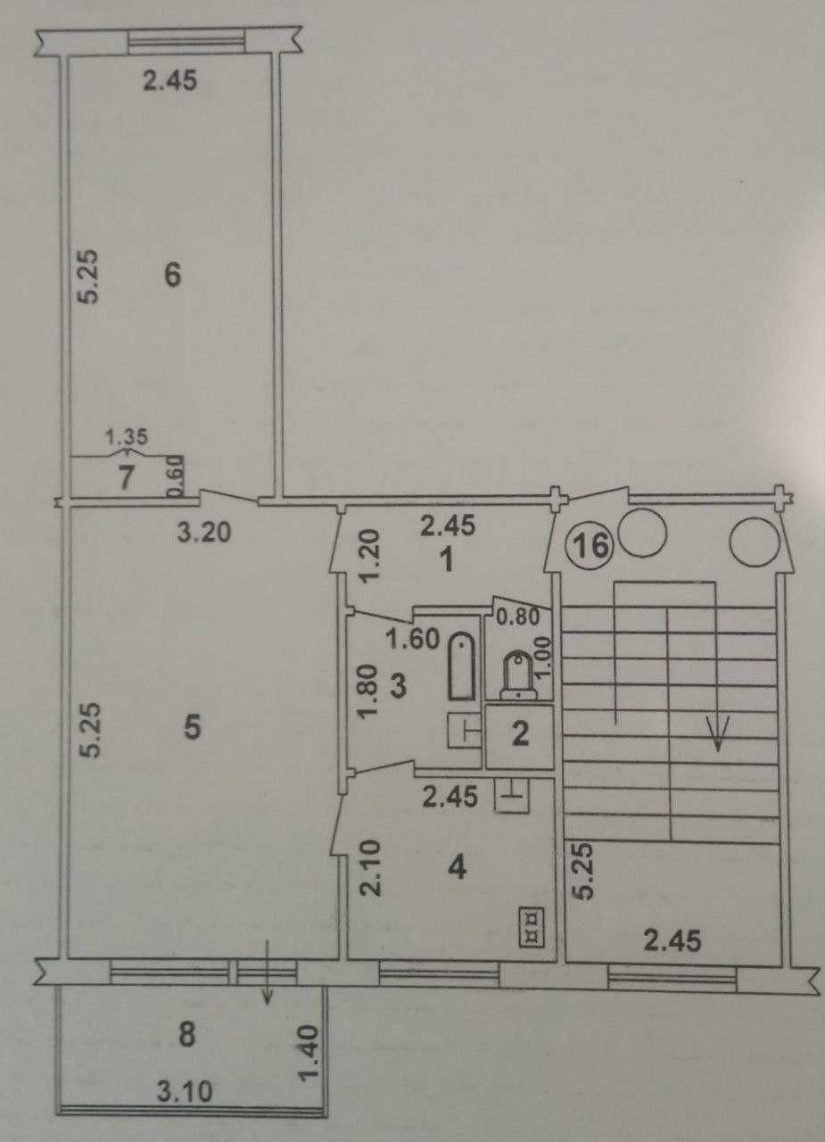 метро Тузель 40-лет Крестик | 2в3/2/4  46 м²  Ипотека