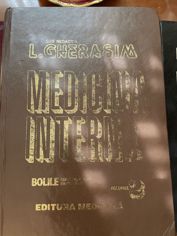 Tratat medicină internă Gherasim vol 1, 2, 3 stare foarte bună