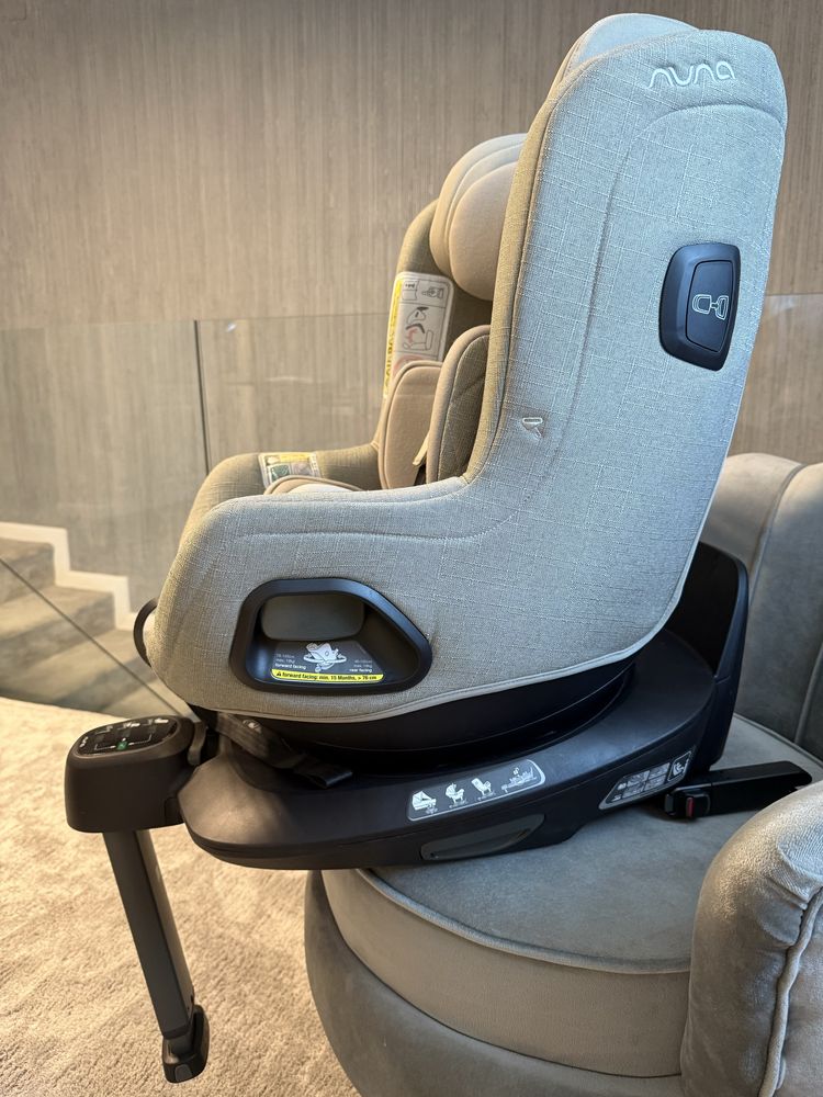 Pachet scaun auto rotativ Nuna TODL NEXT+Baza Isofix BASE Next i-size