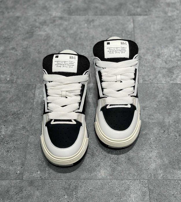 Adidasi AMIRI MA-1 Mesh Black and White