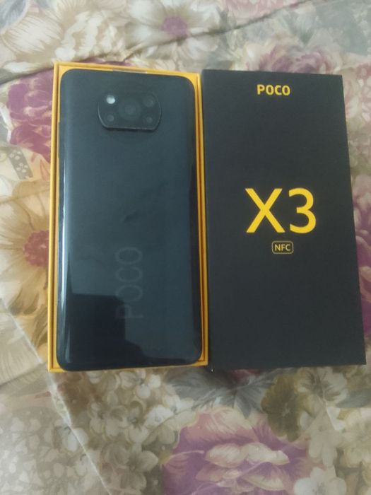 Poco x3 64+6 tali karopka bor steklo almashkan boshqa aybi yoq