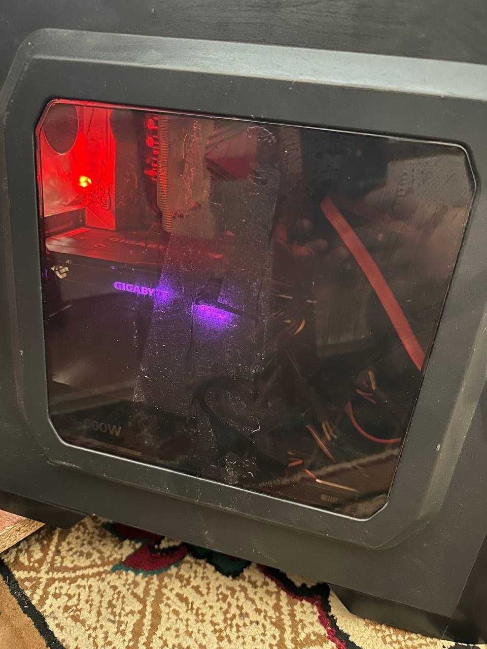 Игровой компьютер i5 7400 3 gz Rx 580 8 gb 2048sp ram 16 gb SSD 128 gb