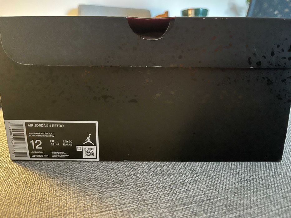 JORDAN 4 RED CEMENT marimea 46 (US 12)