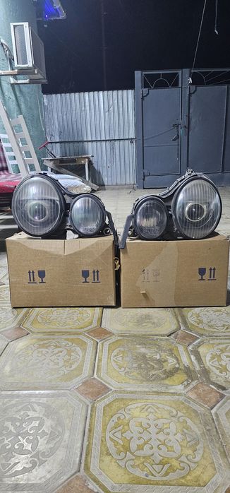 Блок фар лед w210