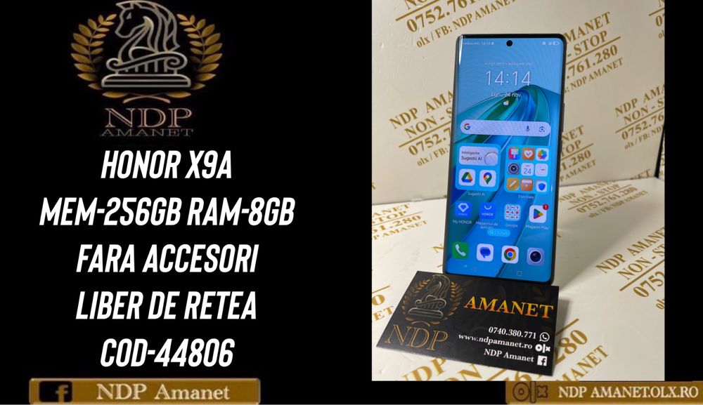 NDP Amanet Braila Honor X9A 256gb (44806)