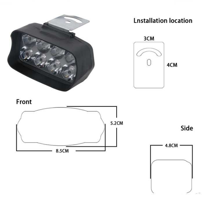 Диодни халогени два размера 12V 24W/30W -2625/2626