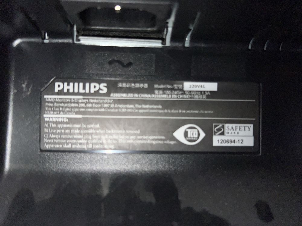 Monitor Led Philips 226v