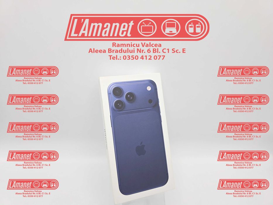 iPhone 17 Pro Max Deep Blue 512GB Neverlocked Stare Sigilat Garantie