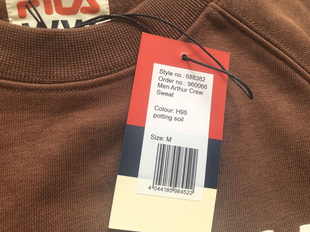 НОВ Fila X Wood Wood Arthur Crew Sweat мъжки суичър/блуза - р.М-Л