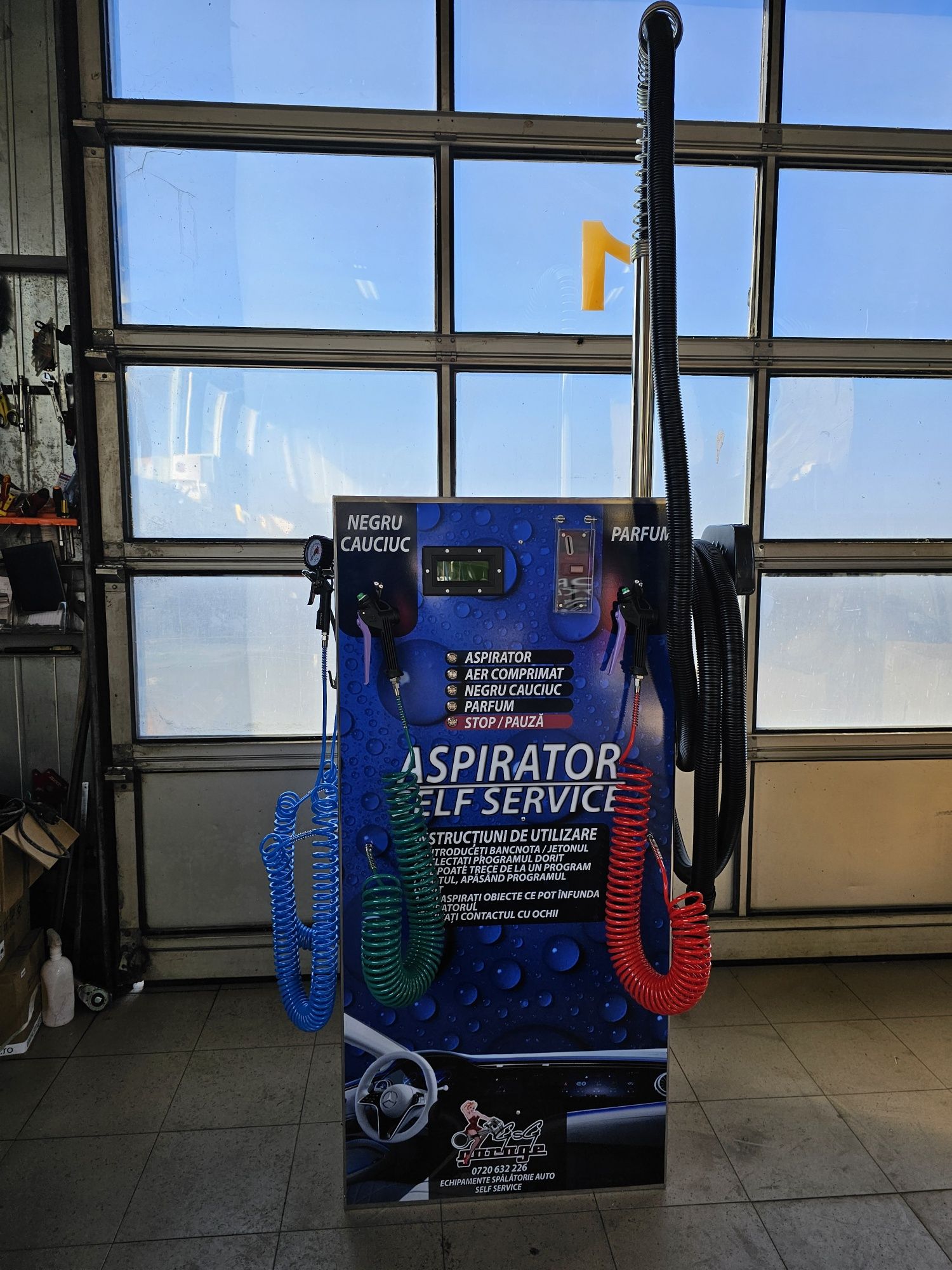 Aspirator spalatorie Self Service profesional