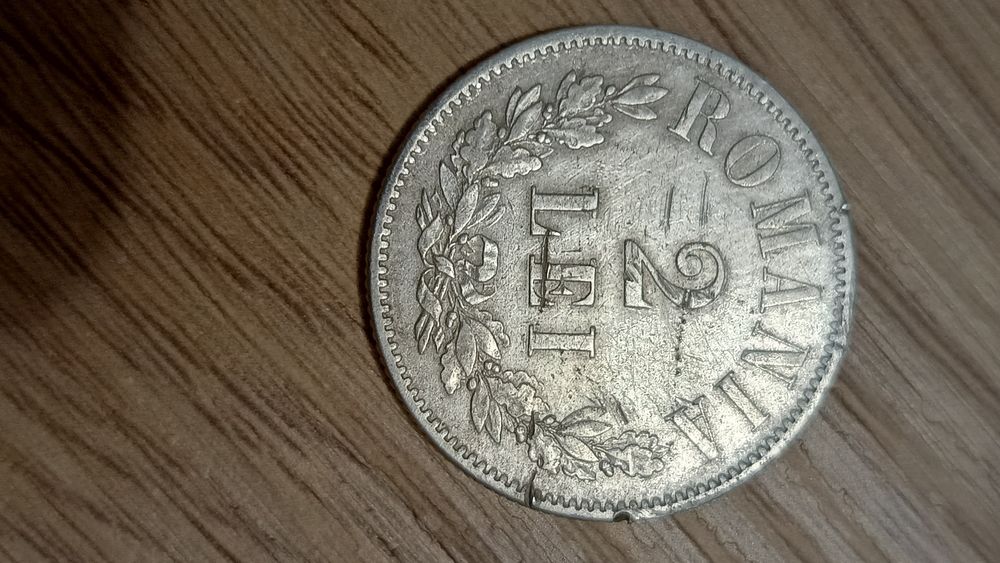 Monedă 2 lei 1872