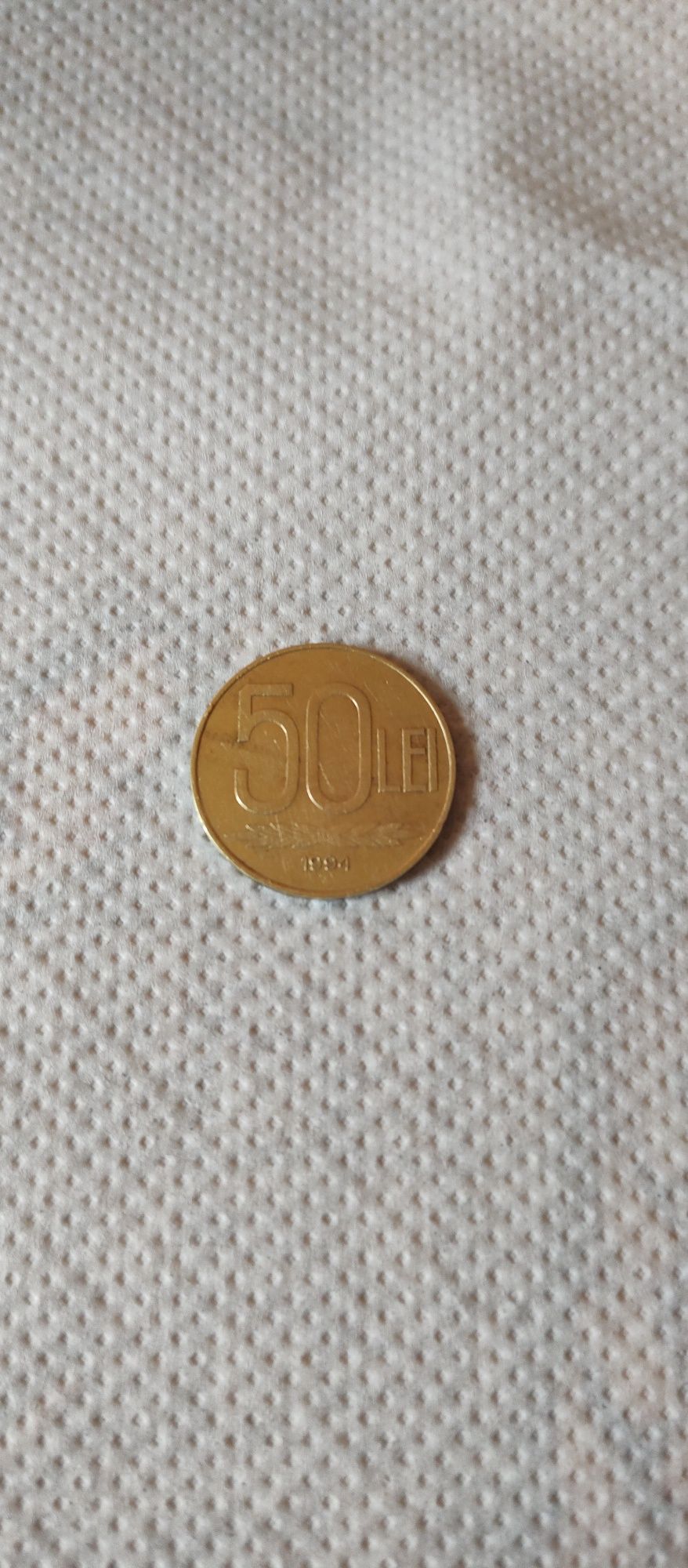 De vînzare moneda de 50 lei din 1994