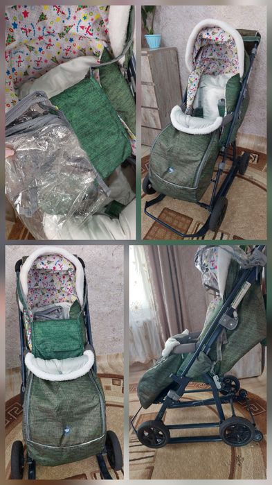 Продам санки-коляску в хорошем состоянии