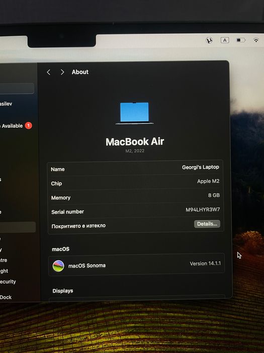 Apple Macbook Air 13.6