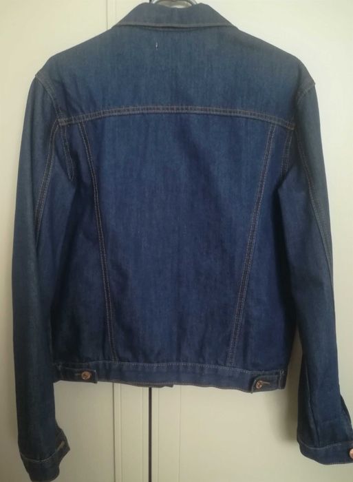 Дънково яке с пайети