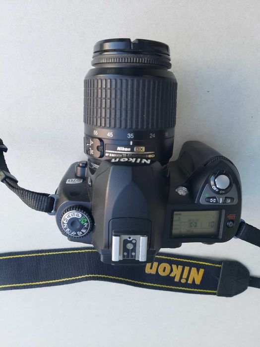 Nikon D70 body, baterie, card