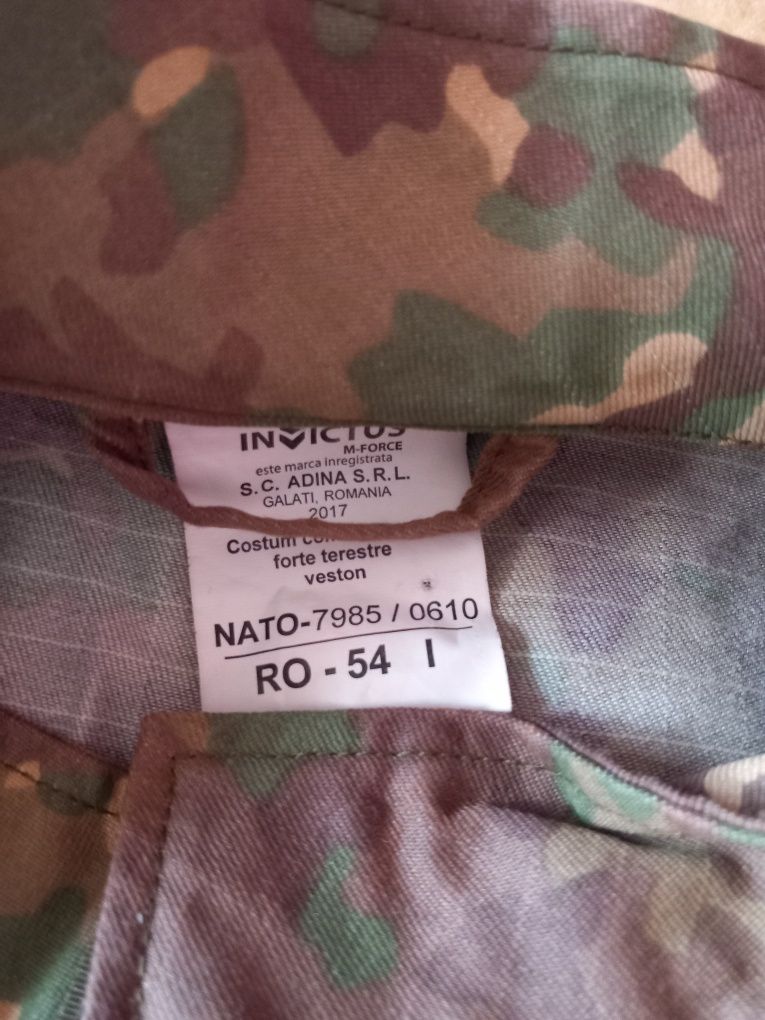 Combat militar Pantaloni Veston Capela 150 lei