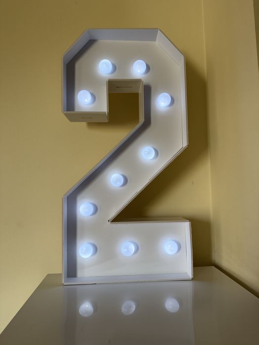 Голяма светеща LED цифра