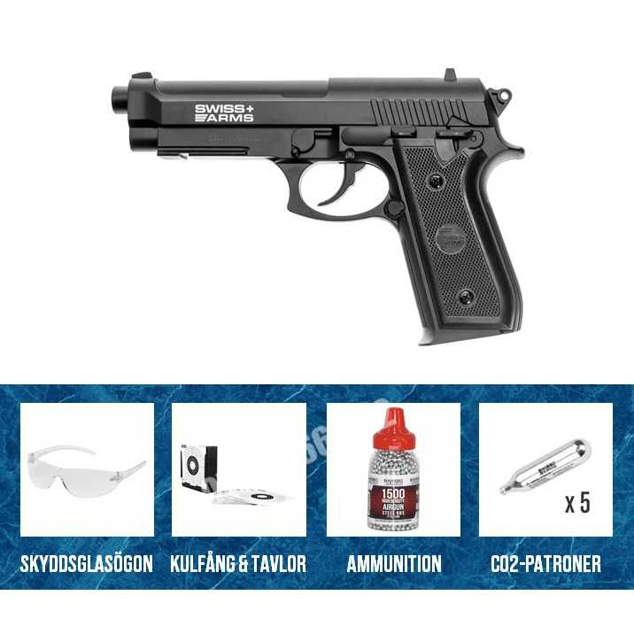 CEL MAI PUTERNIC PISTOL 5J Airsoft Cu Aer Comprimat CO2 - Metal gaz