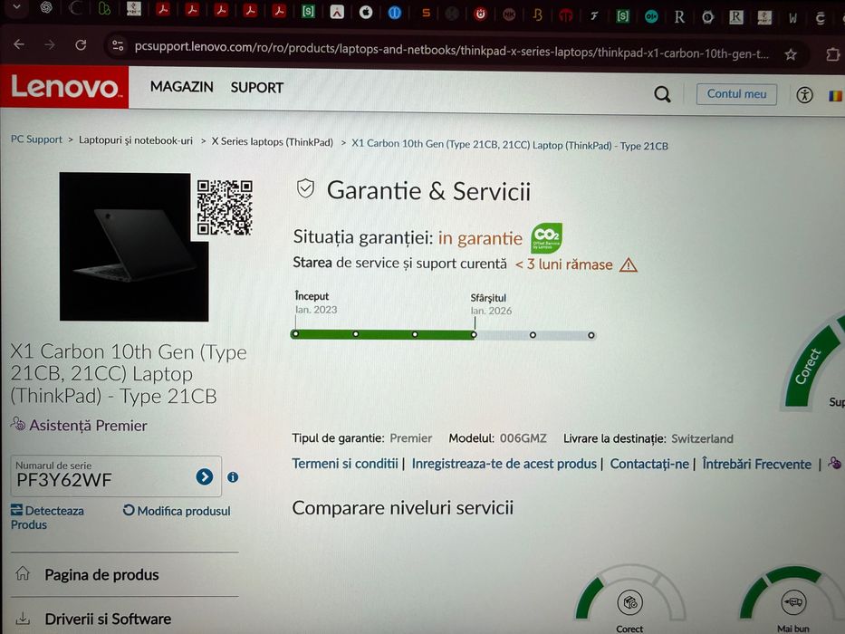 Lenovo Thinkpad X1 Carbon Gen 10