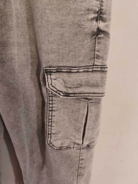 Детски дънкови карго панталони