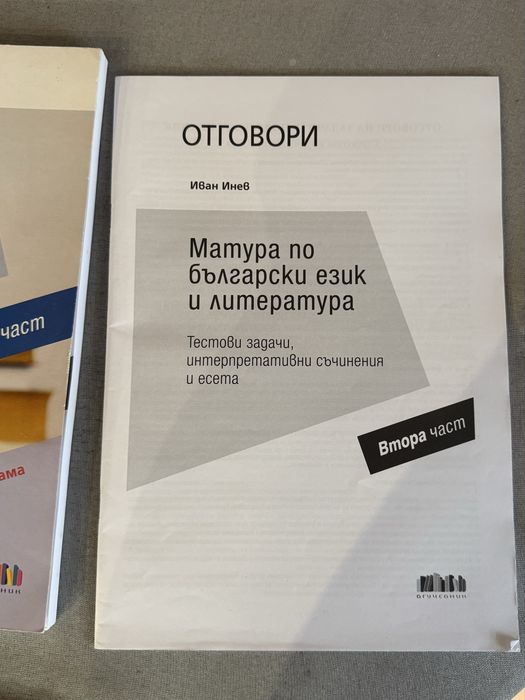Помагало за матура по български език и литература