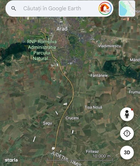 Vand teren agricol 42 Hectare! în Sagu județul Arad.