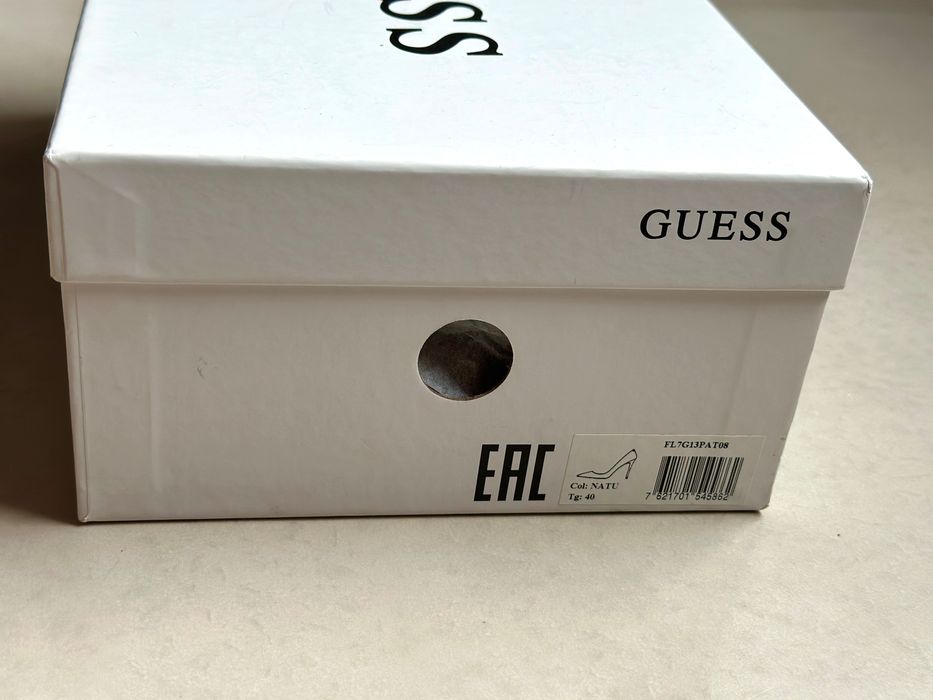 Обувки на ток Guess, размер 40 - розови, лачени