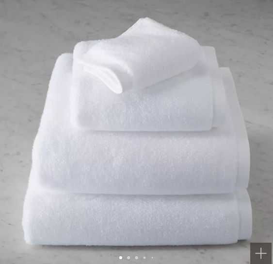 Набор махровых полотенец 450 г/м² — для гостиниц, СПА и клиник (оптом)