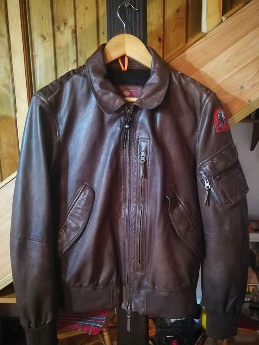 Jacketa Piele Aviator Pilot PARAJUMPERS BRIGADIERE*(CWU-45)MA-1 Luxuri