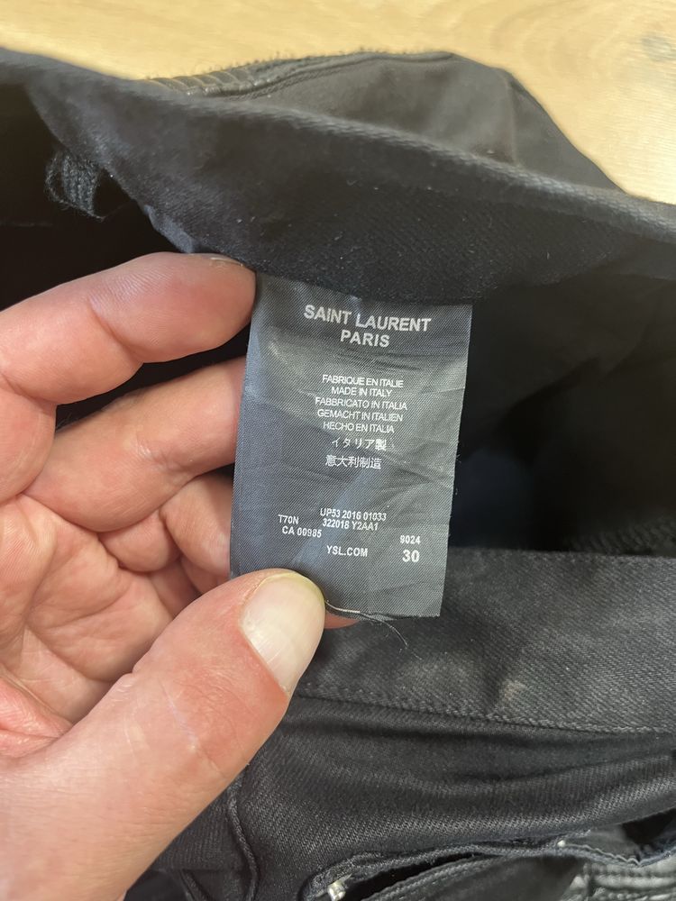 Saint Laurent Biker Jeans оригинални дънки размер 30