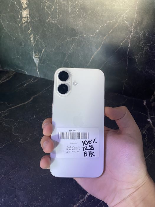 Iphone 16 128gb 100%