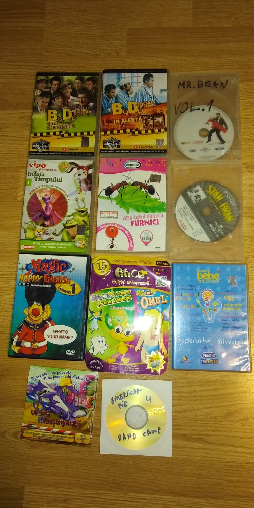 DVD-povesti, filme copii, desene animate, Brigada Diverse, Mr. Bean